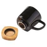 11 Oz. Ceramic Mug with Removable Bamboo Coaster - 7