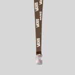 1/2" Brown custom lanyard printed with company logo with Bottle Opener attachment 0.50" - 1