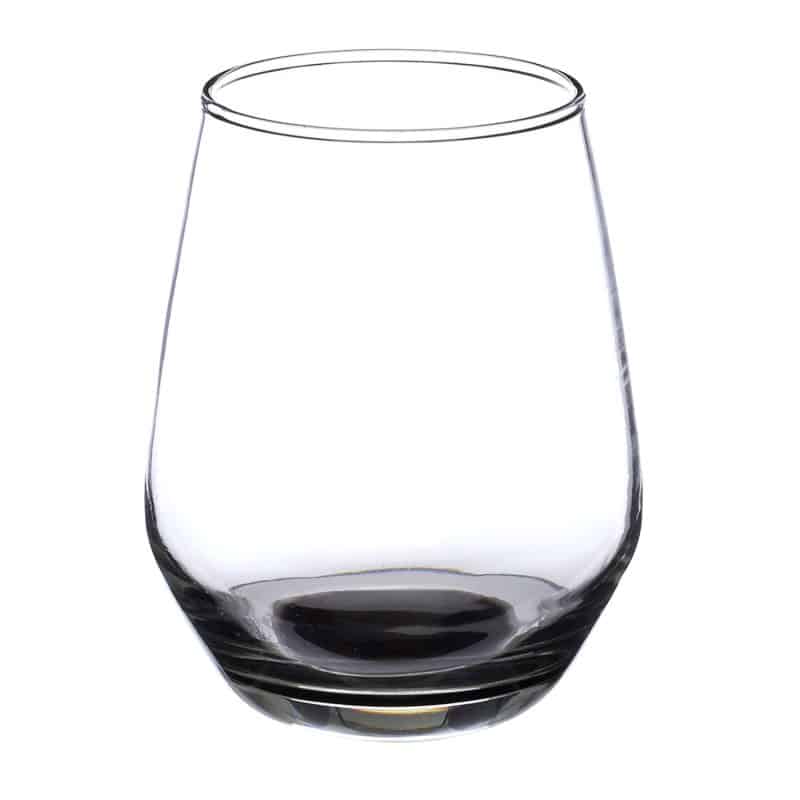 12 oz Silicia Stemless Wine Glasses - 1