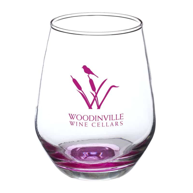12 oz Silicia Stemless Wine Glasses - 6