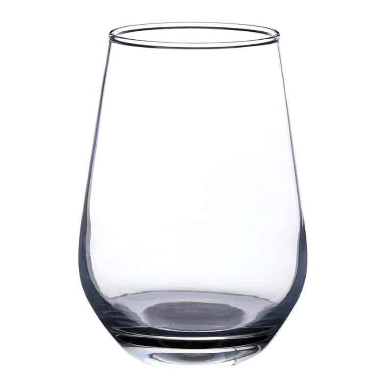 16 oz. Vaso Silicia Stemless Wine Glasses - 1