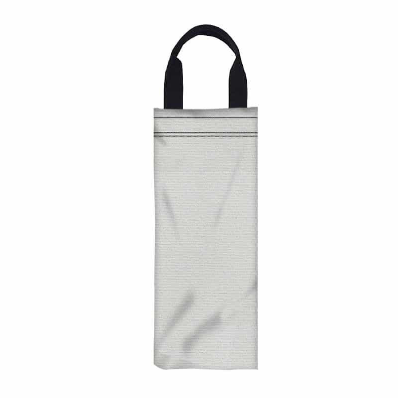 6" W X 16" H Canvas Wine Bag - 1