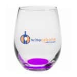 9 oz. Libbey ® Stemless Wine Glasses - 7