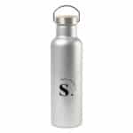 Aviana™ Metallics Double Wall Stainless Steel Wine Bottle - 25 Oz. - Metallic Silver