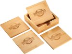 Bamboo Coaster Set - 2