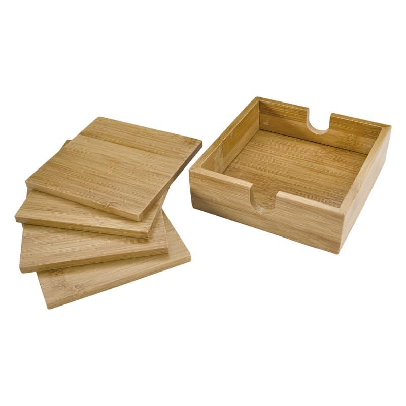 Bamboo Coaster Set - 1