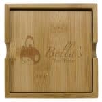 Bamboo Coaster Set - 3