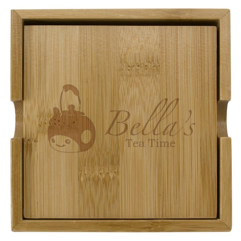 Bamboo Coaster Set - 3