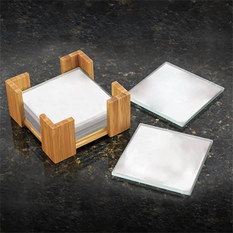 Bamboo Coaster Set - 1
