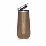 BruMate Stemless Champagne Flute Glitter and Print Colors