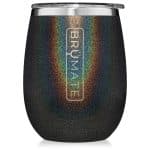 BruMate Stemless Uncork'd 14oz Wine Glass Glitter and Print Colors - 5
