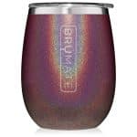 BruMate Stemless Uncork'd 14oz Wine Glass Glitter and Print Colors - 7