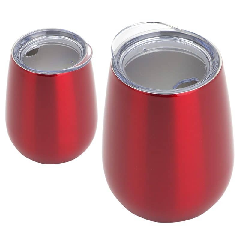 Cabernet 10 oz Vacuum Insulated Stainless Steel Wine Goblet - 7