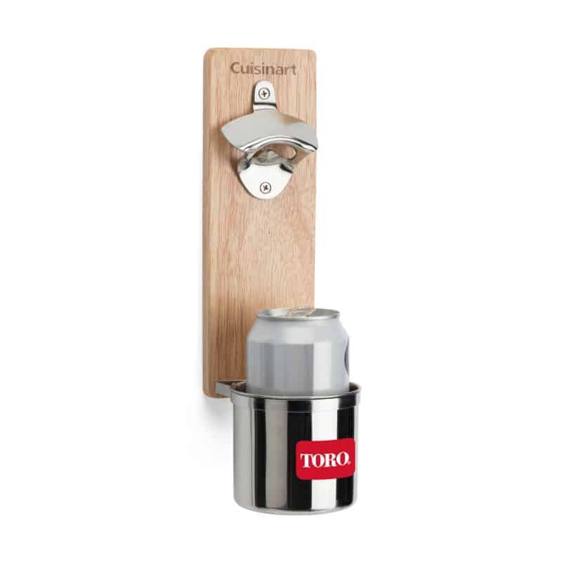 Cuisinart Outdoors® Magnetic Bottle Opener & Cup Holder - Wood - 3