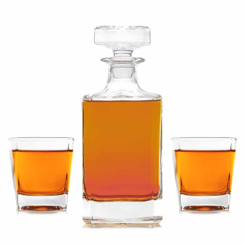Decanter - Front Only - 2 Glasses - 1