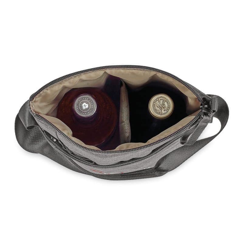 Heritage Supply Tanner Insulated Wine Kit - Charcoal Heather - 2