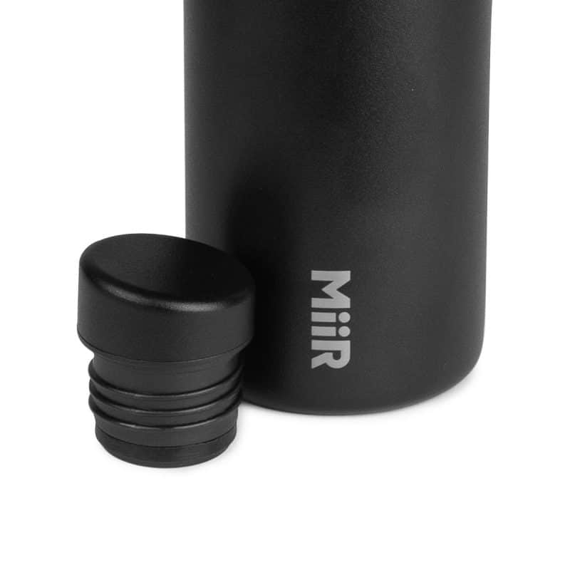 MiiR® Vacuum Insulated Wine Bottle - 25 Oz. - Black Powder - 2