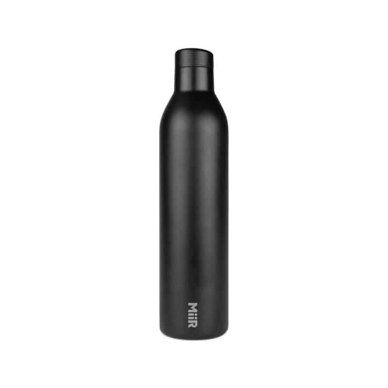 MiiR® Vacuum Insulated Wine Bottle - 25 Oz. - Black Powder - 4