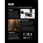 MiiR® Vacuum Insulated Wine Bottle - 25 Oz. - Black Powder - 6