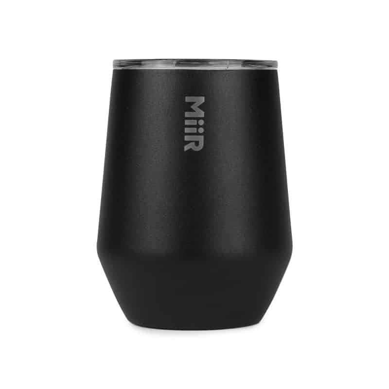 MiiR® Vacuum Insulated Wine Tumbler - 10 Oz. - Black Powder - 3