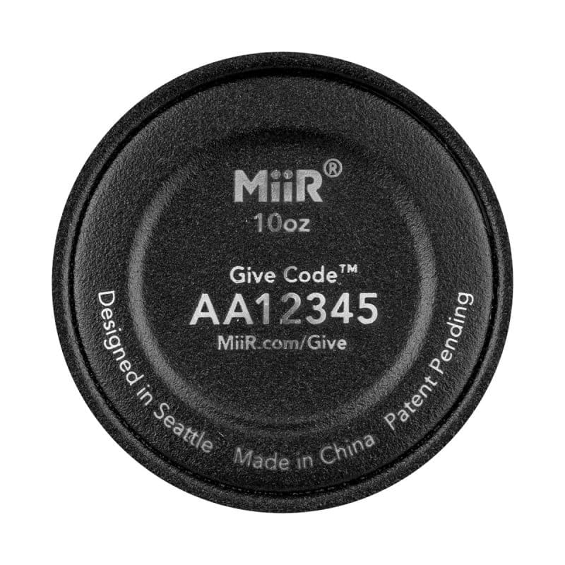 MiiR® Vacuum Insulated Wine Tumbler - 10 Oz. - Black Powder - 4