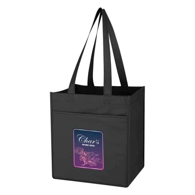 Non-woven 6 Bottle Wine Tote Bag - 2