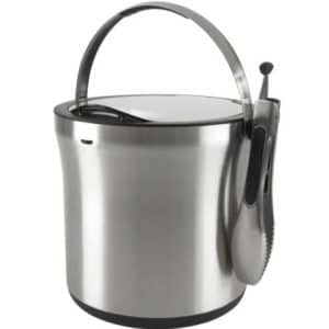 OXO Steel Ice Bucket & Tongs Set