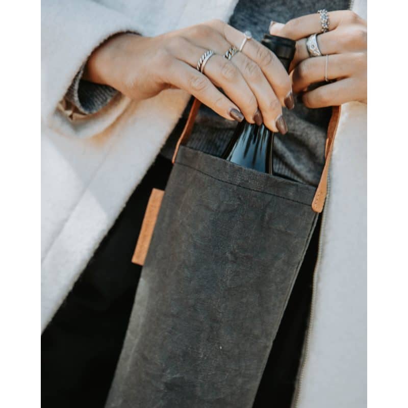 Out of The Woods® Connoisseur Wine Tote - Ebony - 4