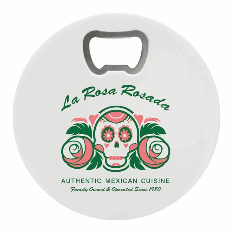 Round Bottle Opener Coaster