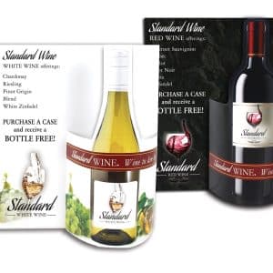 Wine Combo 3-D Wave Table Tent