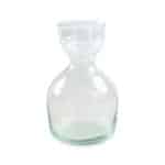 Be Home® Premium Recycled Ripple Carafe - Short - Clear - 1