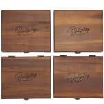 Graze Wood and Metal Wine Set - 5