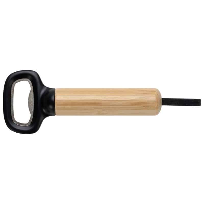 Pop Top Bamboo Bottle Opener - 3