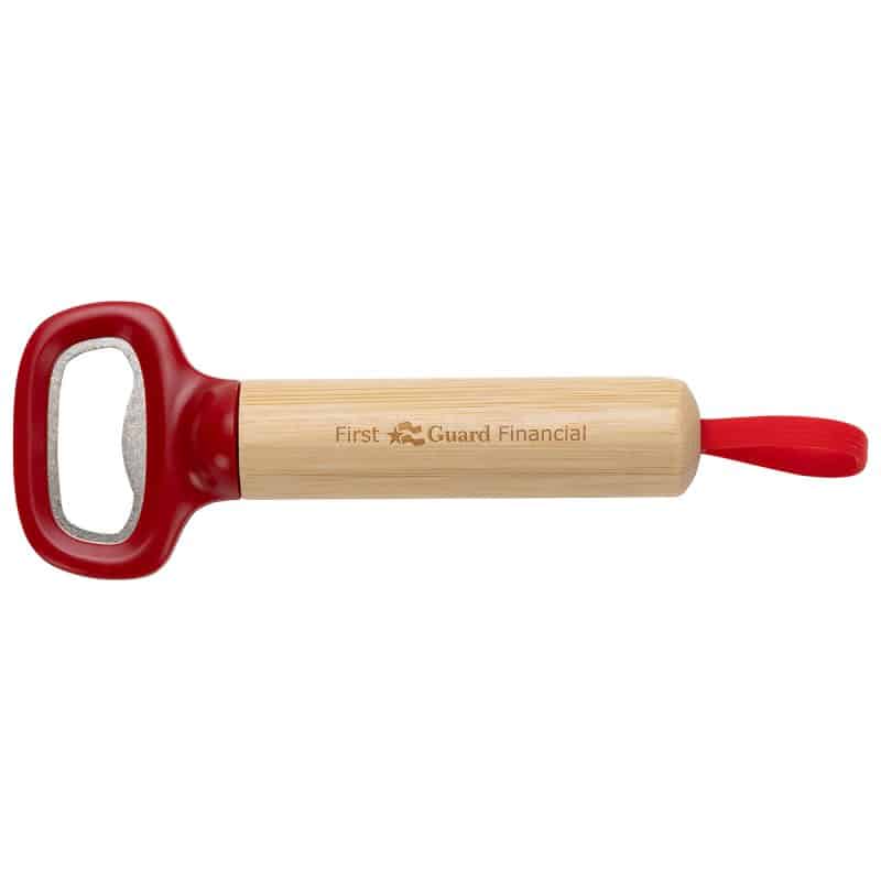 Pop Top Bamboo Bottle Opener - 8