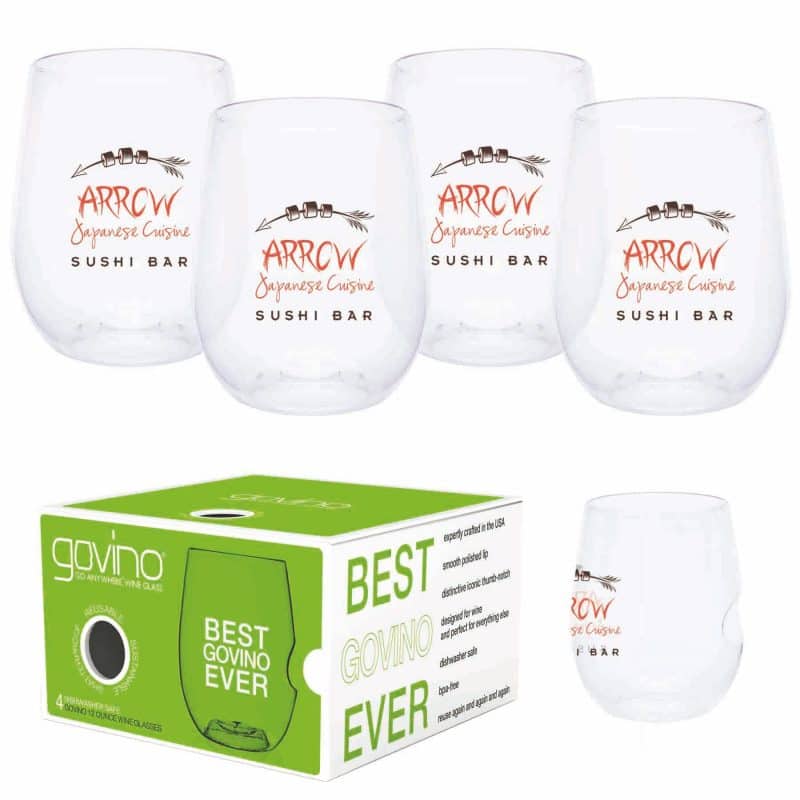 12 Oz. Dishwasher Safe Govino® Wine/Cocktail Glass 4 Pack