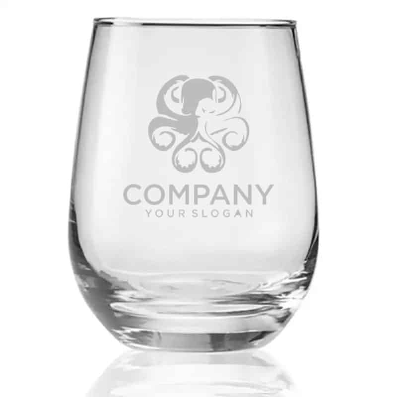 15.25 Oz. Custom Libbey® Stemless White Wine Glasses