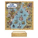 4 Piece Bamboo Coaster Set w/Case - 5