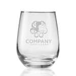 9 Oz. Libbey® Stemless Wine Glasses - Full Color