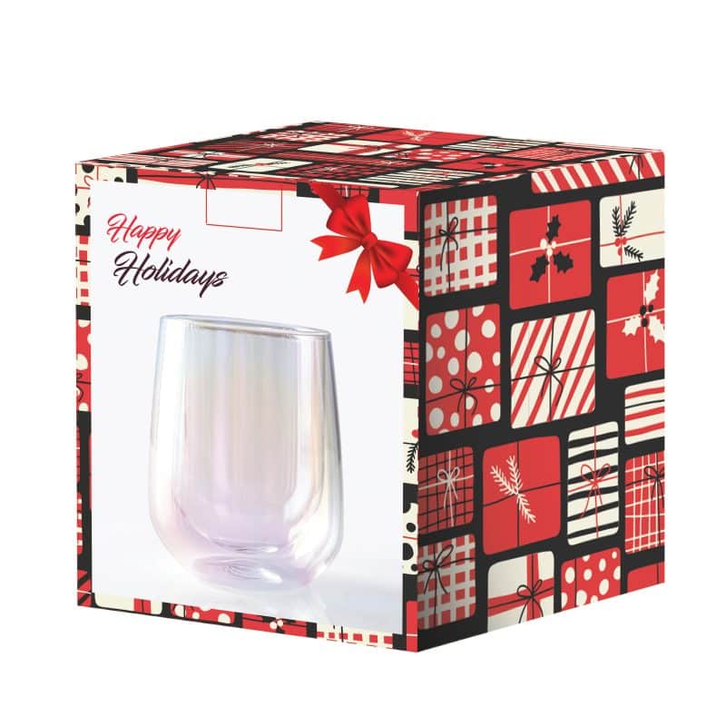Asobu® 12 Oz. Iridescent Stemless Wine Glass - 2