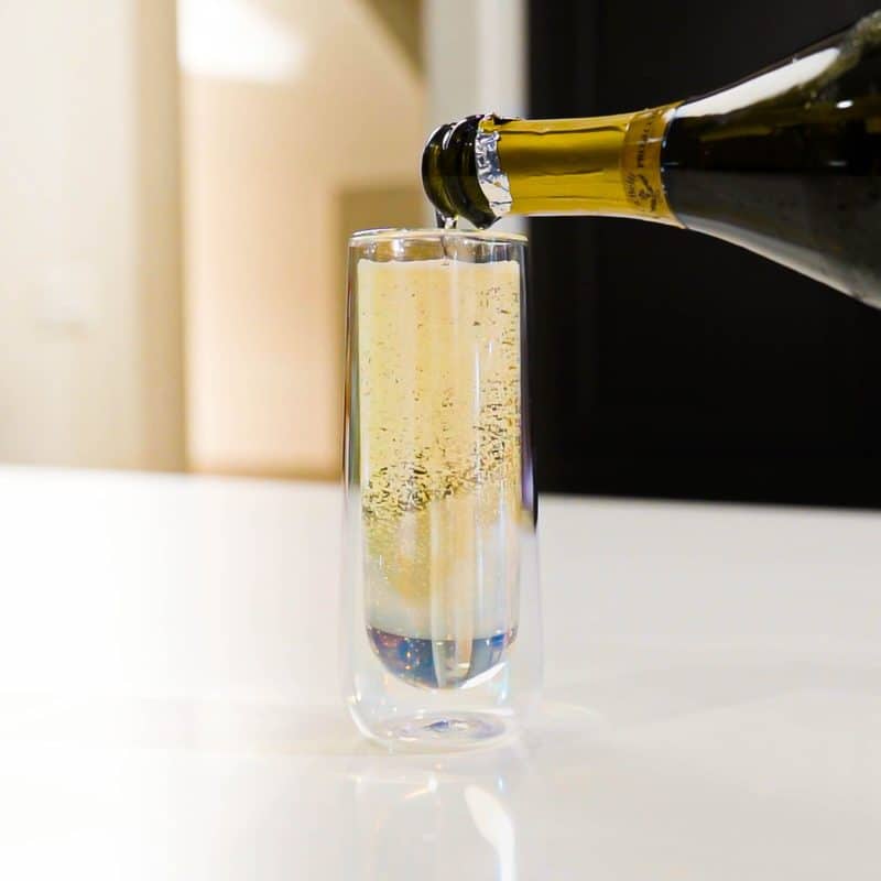 Asobu® 7.5 Oz. Iridescent Stemless Champagne Flute - 2