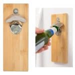 Bamboo Wall Mounted Bottle Opener - 1