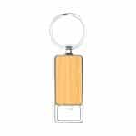 Bristol Bamboo Key Tag With Bottle Opener - 1