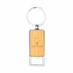 Bristol Bamboo Key Tag With Bottle Opener - 2