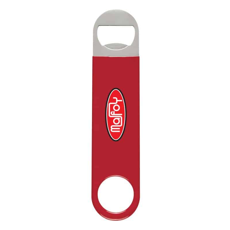 Large Vinyl Coated Stainless Steel Bottle Opener - 9