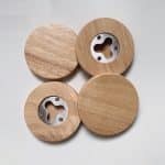 Round Magnetic Bottle Opener (Clearwater) - 4