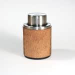 Wood Wrapped Vacuum Wine Bottle Stopper Stainless-Steel (MCFARLANE) - 1