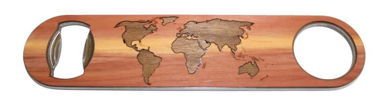 Wooden Industrial Bottle Opener (CANNON) - 7