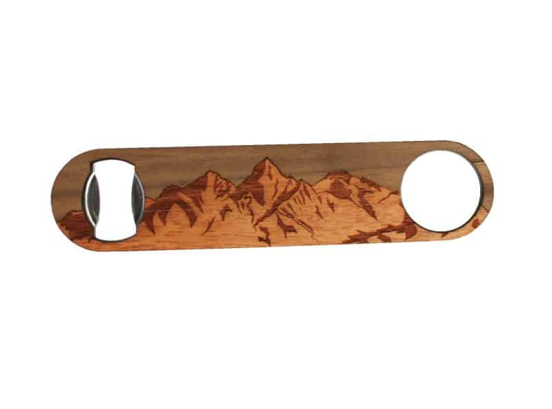 Wooden Industrial Bottle Opener (CANNON)