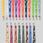 1/2" Fuchsia custom lanyard printed with company logo with Bottle Opener attachment 0.50" - 2