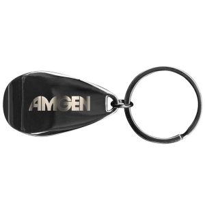 Gunmetal Apri Bottle Opener Key Chain